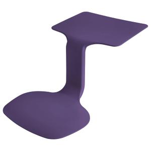 ECR4Kids The Surf Portable Lap Desk, Flexible Seating, Eggplant