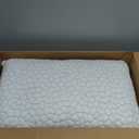 QUTOOL Cooling Pillow for Sleeping, CertiPUR-US Shredded Memory Foam Queen Pillow Set of 1, Cool Pillow for Hot Sleepers Adjustable Firm Pillow for Side, Back, Stomach Sleepers Soft Yet Support, White