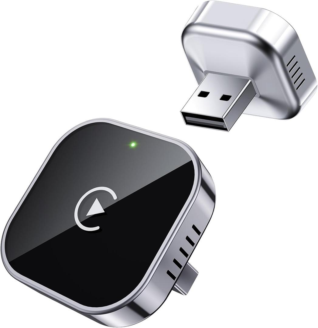 Teeran Wireless CarPlay Adapter 2025 Upgrade Wired CarPlay to Wireless, Mini Cube Design for Cars with Built-in Wired Apple CarPlay Plug and Play Easy Use Fast Stable Connection Car Play for iPhone Teeran Wireless CarPlay Adapter 2025 Upgrade Wired CarPlay to Wireless, Mini Cube Design for Cars with Built-in Wired Apple CarPlay Plug and Play Easy Use Fast Stable Connection Car Play for iPhone