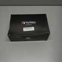 Turkish Tea Glasses  Striped Borosilicate Glass Mugs Set of 6 (200 ml / 7 oz)  Heat Resistant Glass Tea Cups  Curved Design Coffee Mugs  Dishwasher Safe