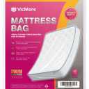 VICMORE Heavy-Duty Twin/Twin XL Mattress Bag for Moving & Storage – Waterproof, Tear-Resistant Plastic Mattress Protector Cover, Transparent & Easy-Fit