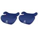 Diono Solana Lite Backless Booster Car Seat Pack of 2, Lightweight & Portable for Travel, Machine Washable Covers, 40-100 lbs, Blue Surge (Manufacturing Date: 04/18/2026)