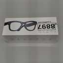 OhO Smart Glasses,Safety Glasses with Bluetooth Speaker,Indoor/Outdoor UV Protection and Voice Control,Unisex (Blue Light Lens)