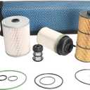 Filter Kit including Oil Filter, Air Filter, Fuel Water Separator(FWS) and Fuel Filter Element, Fits for Freightliner Cascadia DD Series DD13 DD15 DD16 engines #OE AF27879 FS19915 PF9908 P551005