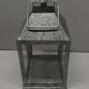 Park Designs Tall Square Galvanized Lantern 12 inch