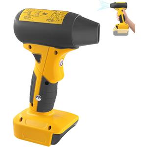 Mini Jet Blower Portable Violent Turbo Fan for Dewalt 20V Battery, 4-Speed Wireless High Speed Fan, for Computer Key Board Cleaning,Hair Drying,Camping,Outdoors,Car (No Battery)