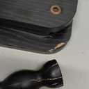 Fultyle Side Table, Small End Table with Storage Shelf, Vintage Nightstand Bedside Table for Living Room, Bedroom, Office and Small Spaces (Black)