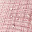MIULEE Outdoor Waterproof Throw Pillow Covers Decorative Farmhouse Water Resistant Cushion Covers for Tent Patio Garden Couch Sofa Pack of 2, 18x18 Inch Pink