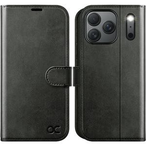 OCASE Compatible with iPhone 17 Pro Max Wallet Case, PU Leather Flip Folio Case with Card Holders RFID Blocking Kickstand [Shockproof TPU Inner Shell] Phone Cover 6.9 Inch 2025, Graphite