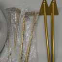 Small Vanity Stool Chair with Storage and Folding Back Faux Fur Soft Ottoman for Teenager, 4 Metal Legs with Anti-Slip Feet, Furry Padded Seat for Makeup, Bedroom, White