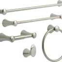 Delta Towel Rack | 24 Inch Brilliance Stainless Steel Towel Bar for Bathroom, Kitchen | Lahara Accessories