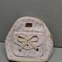 IHAYNER Girls Bowknot Cute Leather Backpack Mini Backpack Purse for Women