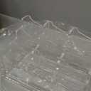 Business Card Holder for Desk, Multiple Cards Display Stand Rack for Women and Men, Clear Acrylic Card Organizer 9 Slot 3 Tiers