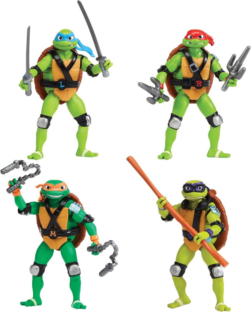 Teenage Mutant Ninja Turtles Shell Spin Bundle 4-Pack by Playmates Toys