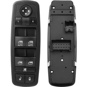 LCWRGS Master Power Window Switch Compatible with 2010-2011 Chrysler Town & Country Dodge Grand Caravan, Driver Side Master Control Switch, OE# 04602535AH, 04602535AI