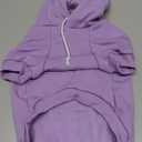 Dog Sweaters,Dog Hoodie,Cozy Fleece Interior Sweatshirt with Hood & Pocket,Leash Hole,Pet Clothes Sweater for Dogs,Grey&XL (XL: 25-40lbs)