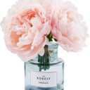 Tinsow Artificial Peony for Home Decoration, 5 Pcs Faux Peonies with Stems, Silk Flowers Bouquet for Wedding Decoration and Flower Arrangement (Pink)