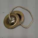 Harmony Manjeera Hand Cymbals, 3.5 Inch Metal Pair, Traditional Indian Musical Instrument for Pooja, Temple, Kirtan