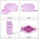 Easter basket stuffers,Crossbody Bags for Women and Girls,PU Leather Small Purse with Initial A-Z - Easter Gifts for Girls, Birthday Graduations Gifts for Her