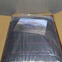 Tacoma Seat Covers 2016-2023 Full Set, Leather Truck Interior Sets with Lumbar Support Custom Fit for Toyota Tacoma 3rd Gen Double/Crew Cab SR SR5 TRD Sport TRD Off-Road TRD Pro (Black Red)