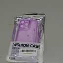 Tikoo Designed for iPhone 14 Pro Case Glitter for Women Girl Clear 3-in-1 Heavy Duty Protective Phone Cover with Floating Liquid Quicksand Bling Sparkly Cute Case for iPhone 14 Pro (Purple)