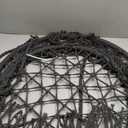 SUNCREAT Hammock Chair Hanging Macrame Swing with Hardware Kits, Max 330 Lbs, Handmade Knitted Mesh Rope Swing Chair for Indoor, Outdoor, Bedroom, Patio, Yard, Deck, Garden, Grey