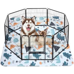 Washable Pee Pads for Dogs, Extra Large 72"x72" Super Absorbent Reusable Training Dog Pads, 100% Waterproof Non-Slip Dog Mat for Training, Whelping, Housebreaking, Incontinence, for Playpen, Crate