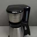 BLACK+DECKER 12-Cup Thermal Programmable Coffee maker, Brew Strength Selector, Auto-clean, Black and Silver