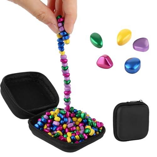 360pcs Fidget Toys, Magnetic Balls, Stocking Stuffers for Men Teen Boys Gift, Sensory Toys, Desk Fidget Toys for Office Stress, Anxiety Relief, Cool Gadget Sensory Stones for Gifts