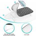 Small Ironing Board Tabletop, All-Metal Mesh Panel, for Dorm Apartment, 30"L x 12"W x 4"H