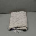 AIVIA Slipper Chair Cover Sheet Blanket, Reversible Anti Slip Throw Cushion Covers for Single Seat Chair Recliner Armchair Ottomans Furniture Decorations Protector Slipcover (White Khaki, 51"x71")