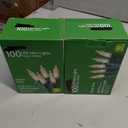 Holiday Home 100 LED Mini Lights - Warm White (Green Wire) Pack of 2