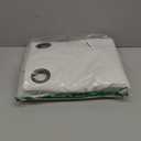 NICETOWN Natural 100% Blackout Linen Curtains 84 inch Long Burg for Living Room, 2 Panels, 52" Wide, Farmhouse Thick Completely Blackout Window Treatment Thermal Insulated Warm Drapes for Winter