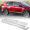 6PCS Chrome Body Side Molding Trims Compatible with Honda CRV CR-V 2017 2018 2019 2020 2021 2022 Side Body Protector Cover Trim Stainless Steel Trim