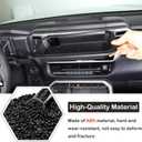 Aunginsy Car Center Console Storage Tray Compatible with Toyota Tundra/Sequoia 2022-2023 Dash Storage Insert Mounted ABS Accessories