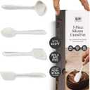 GIR: Get It Right 5-Piece Silicone Essentials Kitchen Utensils Set - Ladle, Spatula, Flip, Spoon & Spoonula - Non-Toxic Cooking Utensils for Nonstick Cookware, Cooking and Baking - Party Confetti