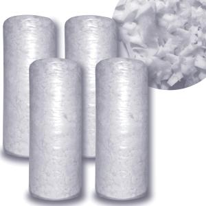 BOXIN Bean Bag Filler,20 LBS Shredded Memory Foam Filling for Bean Bag Refill Pillow Dog Bed Chairs Ottoman Couch Cushion Stuffed Animals Arts Crafts (White)