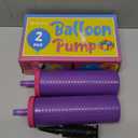 Balloon Pump Hand Held, Inflator Air Pump for Balloons - 2Way Dual Action, 2Pack: Friends can Help - Easy to Use - Sturdy Ballon Inflator Pump