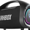 Sonic Boom MAX 300W Max Large Bluetooth Speaker Loud, Massive Bass, IPX66 Waterproof Party Portable Speaker with Subwoofer/EQ/Fast Charge, Outdoor Wireless Speakers (Black)