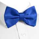 trilece Bow Ties for Men - Men's Solid Pretied Bowties for Formal Wear - Adjustable Bow Tie - Bow ties for Woman (Royal Blue)