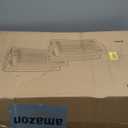 Shinic  Electric Garage Heater with Remote Control, 1500W/750W Ceiling Mounted Radiant Quartz Heater with Work Light, 90 Rotation, 5 Mode Settings, Electric Heater for Garage, Shop, Patio