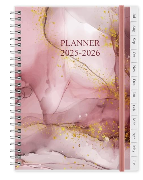 2026 Planner - 2026 Weekly & Monthly Planner from January 2026 to December 2026, Easy to Organize Your Daily Life, Medium 6.5" x 8.5", Pink