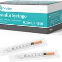 0.3ml jeringas, U-100 30G 5/16" (8mm), Pack of 100
