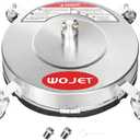 WOJET 16'' Compact Pressure Washer Surface Cleaner PRO with Wheels 4500PSI
