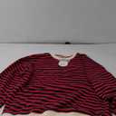 ANRABESS Women Striped Oversized Sweatshirt Crewneck Long Sleeve Shirts Hoodies 2025 Summer Fashion Pullover Top Y2K Outfits L