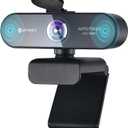 1080P Webcam with Microphone, eMeet Nova AutoFocus HD Webcam, 96View Web Camera w/ 2 De-Noise Mics for Laptop/Desktop, Plug & Play USB Streaming Computer Camera for Conference/Calling/Teaching/Gaming