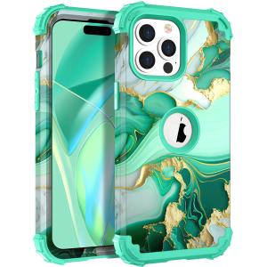 Hocase Heavy Duty Case for iPhone 14 Pro Max, Mint Green