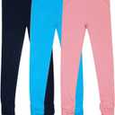 Bienzoe Stretch Girls Legging for School: Kid Toddler Yoga Dance Cotton Tights 3pcs Set