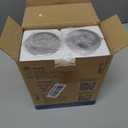 Home EC Premium Stainless Steel Sea Salt and Pepper Grinder Set of 2 - Adjustable Ceramic - Tall Glass Salt and Pepper Shakers - Kitchen Spice Mill W/Funnel & EBook