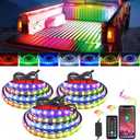 Nilight Truck Bed Light Strip RGB-IC LED Bar for Pickup Multi Dream Color DIY Music Synchronous with APP and RF Remote Control 3PCS 60 inch Cargo Lighting